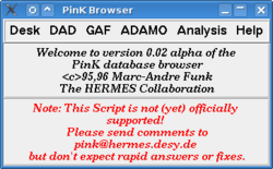 The PinK Browser main window